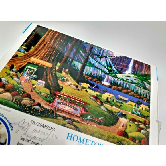 Hometown Collection "Yosemite Scenic Tours"  1000 Piece Puzzle COMPLETE - Picture 5 of 9